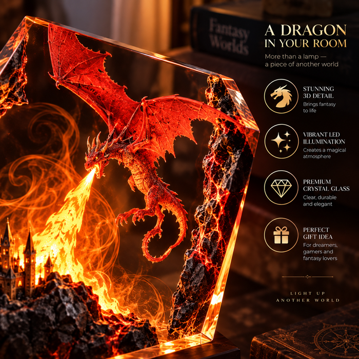 Fire Dragon Halloween Lamp By Difero