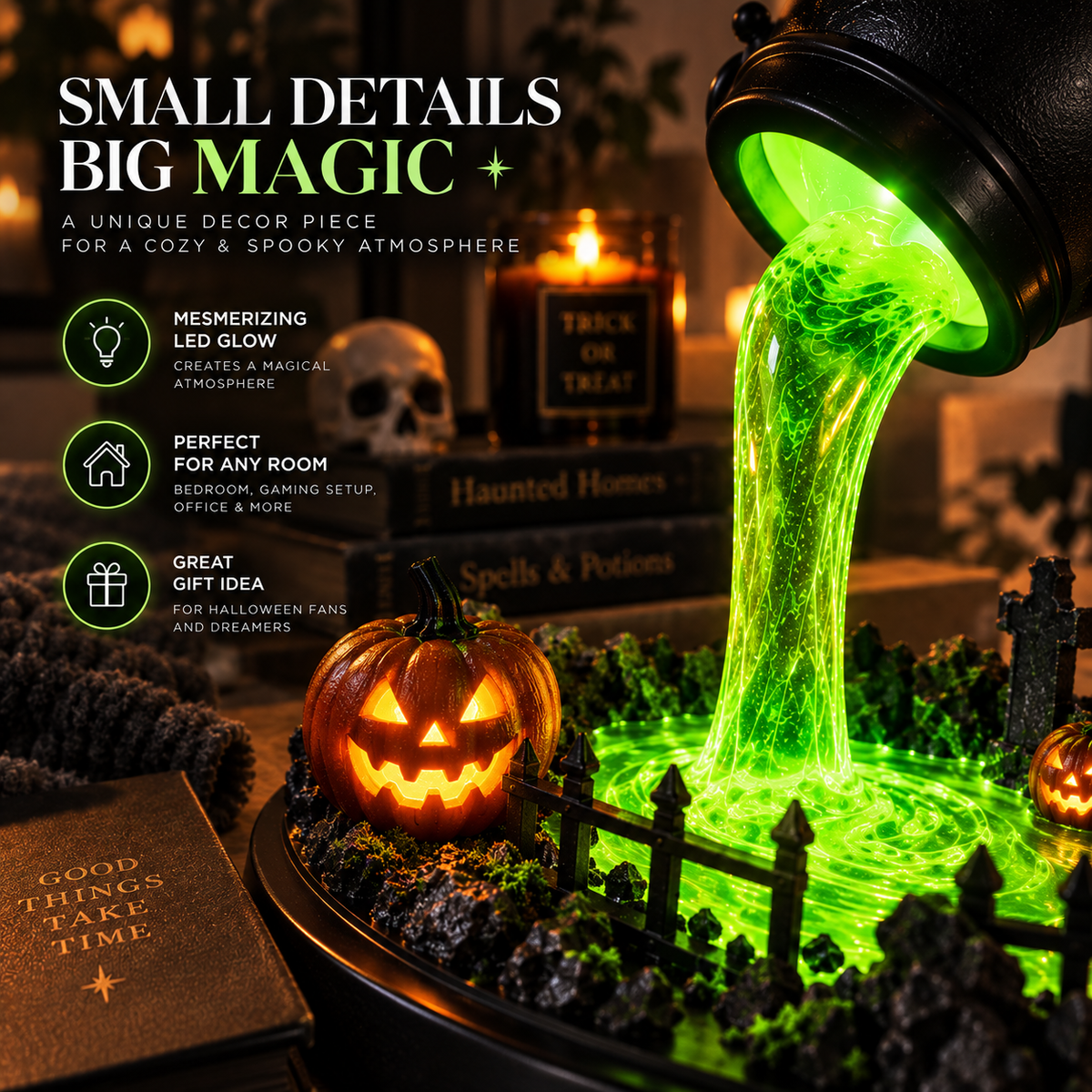 Witch Cauldron Lamp By Difero