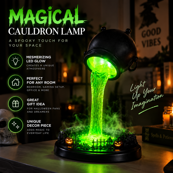 Witch Cauldron Lamp By Difero